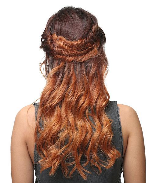 Curly Brown Wig